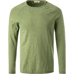 American Vintage Longsleeve MSON24G/boa vintage Baumwolle, Grün meliert