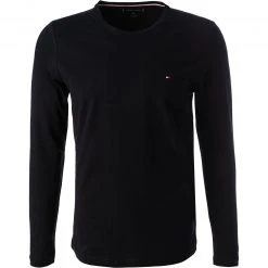 Tommy Hilfiger Longsleeve MW0MW10804/DW5 Slim Fit, Bio Baumwolle, Nachtblau