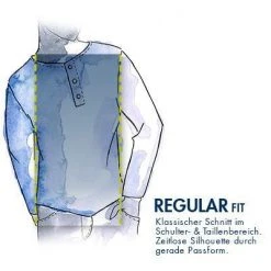 JUVIA Longsleeve 91517018/16/469 Baumwolle, Dunkelgrün -MR Wasch Geschaft 384342 norm3
