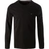 Tommy Hilfiger Longsleeve MW0MW09096/BDS Bio Baumwolle, Schwarz