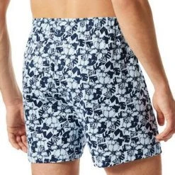 Schiesser Boxershorts 2er Pack 176828/908 Baumwolle, Dunkelblau-bleu gemustert, Dunkelblau-hellblau -MR Wasch Geschaft 384811 norm2