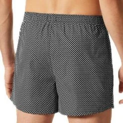 Schiesser Boxershorts 2er Pack 176830/901 Baumwolle, Dunkelrot-dunkelblau gemustert, Dunkelrot-dunkelblau -MR Wasch Geschaft 384816 norm2