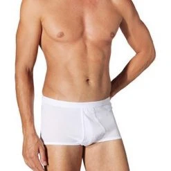 Schiesser Feinripp Slip weiß 005129/100 Trunk, Baumwolle -MR Wasch Geschaft 69535 norm