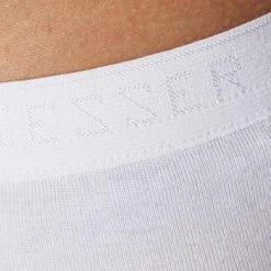 Schiesser Feinripp Slip weiß 005129/100 Trunk, Baumwolle -MR Wasch Geschaft 69535 norm2