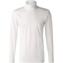 RAGMAN Rolli 40170/006 Longsleeeve Rollkragen, Pima Baumwolle, Weiß -MR Wasch Geschaft 82091 master