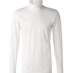 RAGMAN Rolli 40170/006 Longsleeeve Rollkragen, Pima Baumwolle, Weiß -MR Wasch Geschaft 82091 norm