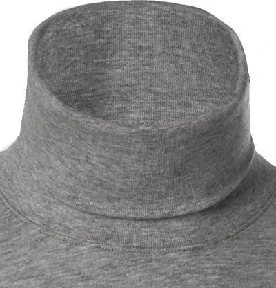 RAGMAN Rolli 40170/012 Rollkragenshirt, Baumwolle, Hellgrau meliert, Silber 2 RAGMAN Rolli 40170/012 Rollkragenshirt, Baumwolle, Hellgrau meliert, Silber – Bild 2
