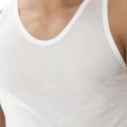 Zimmerli Royal Classic Tank Top 252/8066/01 Unterhemd, Baumwolle mercerisiert, Weiß -MR Wasch Geschaft 95952 norm2